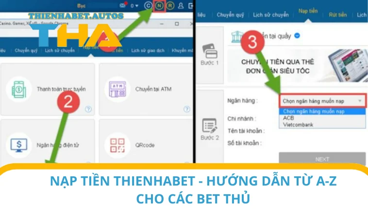Nạp tiền THIENHABET